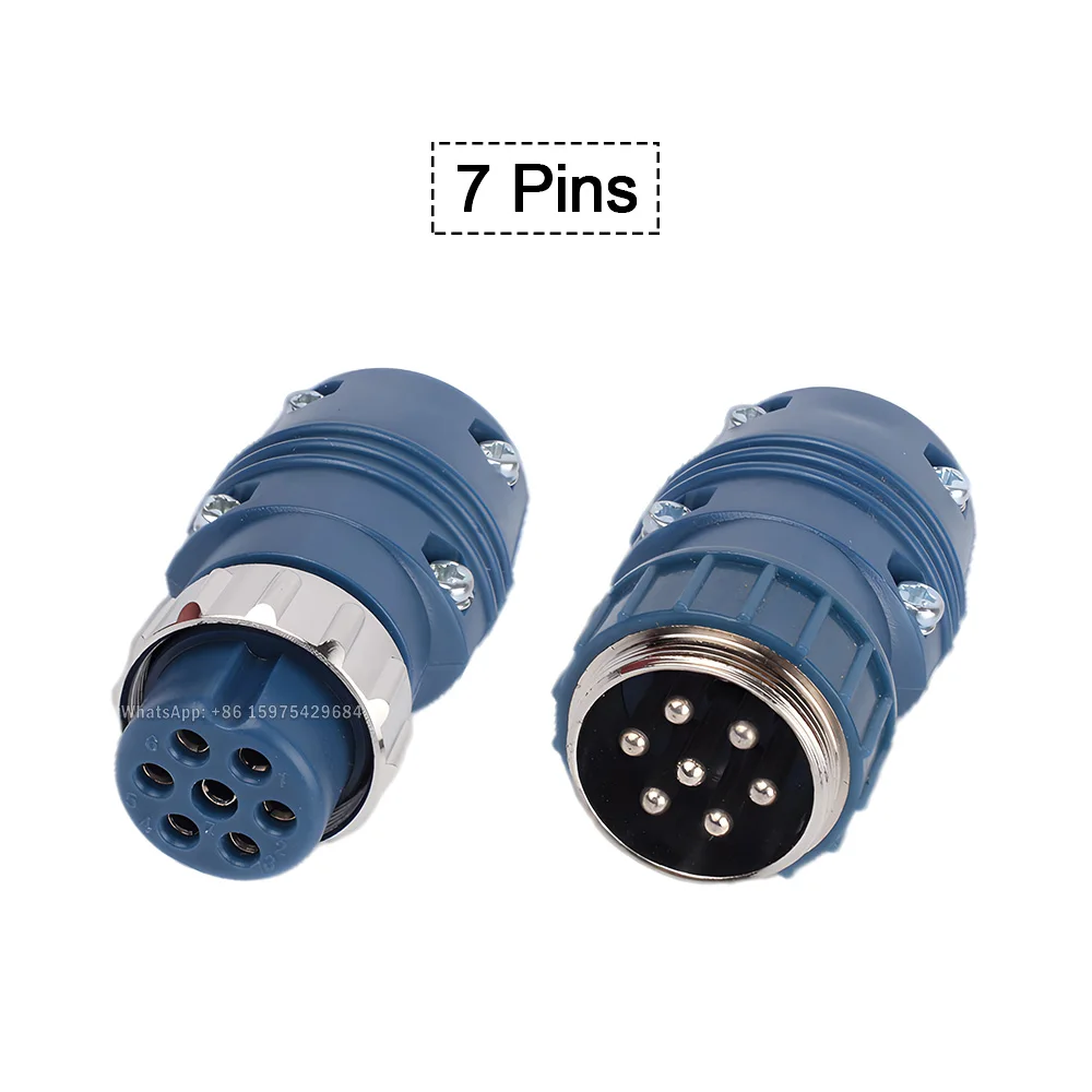 MAG Welding Wire Feeder Control Cable Aviation Connector 2 Pins 6 Pins 9 Pins Plug Socket CO2 Gas Shielded Welding Accessories