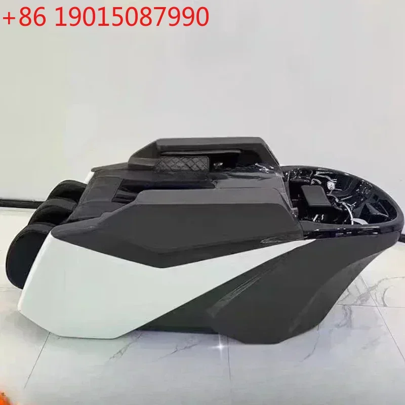 

Автоматическая интеллектуальная массажная кушетка-шампуньница для парикмахерских, электрическая кровать для ухода за волосами с полным откидыванием