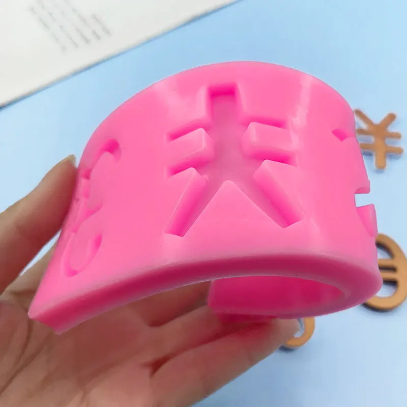 التايلاندية باهت الدولار رمز سيليكون شكل دولار المال تسجيل ل فندان الشوكولاته قالب الكعكة أدوات الديكور USD قالب الكعكة لتقوم بها بنفسك الراتنج الفن #2