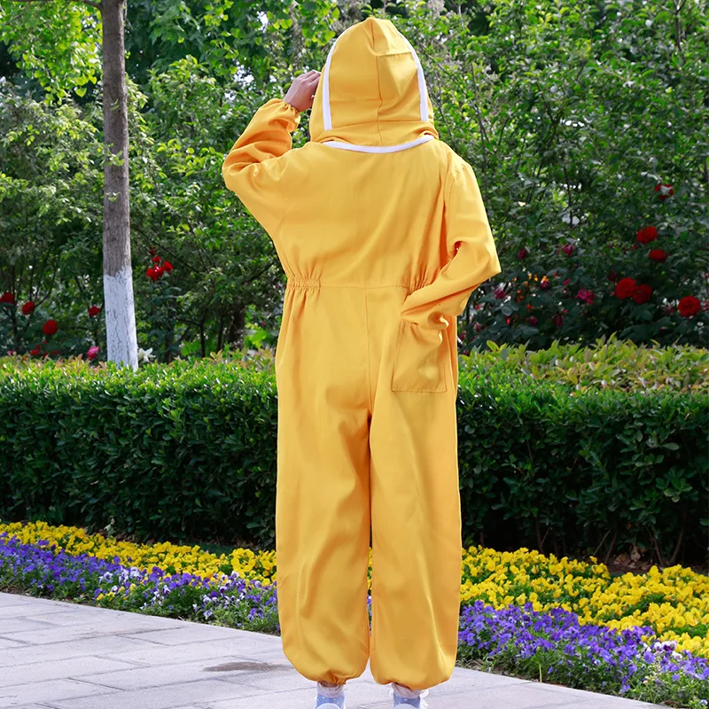 

Bee Protective Clothing Beekeeping Anti-bee Clothing One-piece Cotton Women’s Thickened Bee Protective Gear Detachable Hat