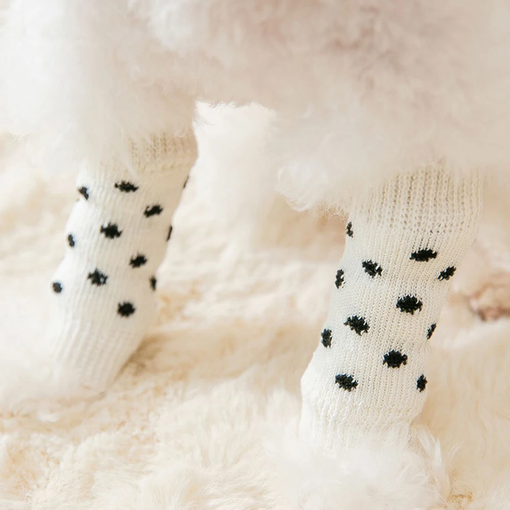 Puppy Joint Socks Booties Warm Knee Pad Dog Socks Dog Elbow Protector Dog Leg Cover Anti Urine Warm Knee Pad Pet Leg Warmers