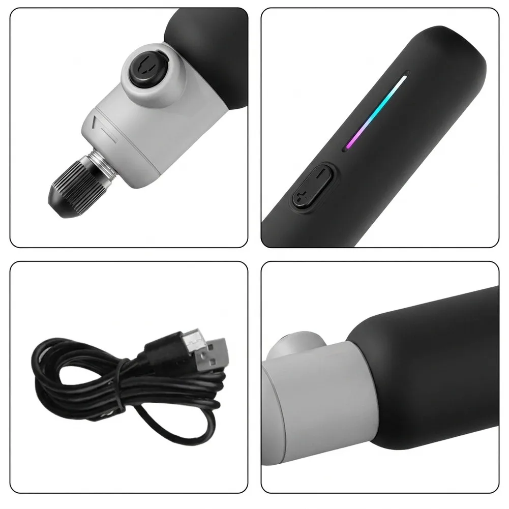 Electric Rotary Tool Pen For Wood Carving Drilling Polishing And DIY Handmade Crafts With USB Cable At Home