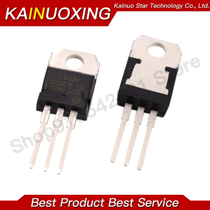 10pcs/lot LD1117V33 LD33V Low Dropout Regulator to220 new