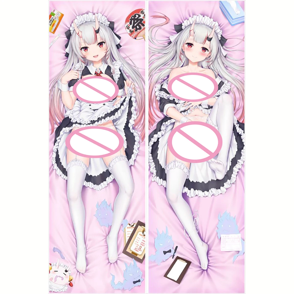 

Dakimakura 2WAY Hugging Body Pillow Case Gift Anime Sexy Pillow Case Hololive Nakiri Ayame Otaku Cushion Cover