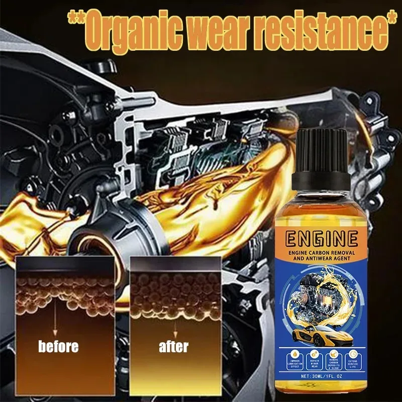 30ML Car Engine Wear Repair Agent Reduce Fuel Consumption Gasoline Diesel Oil Additive Engine Cleaner Catalytic Converter