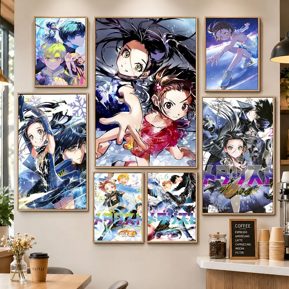 Anime Medalist Figure Skating Poster PP Decorative Poster Water-Resistant Print Apartment Dorm Office Cafe Gift