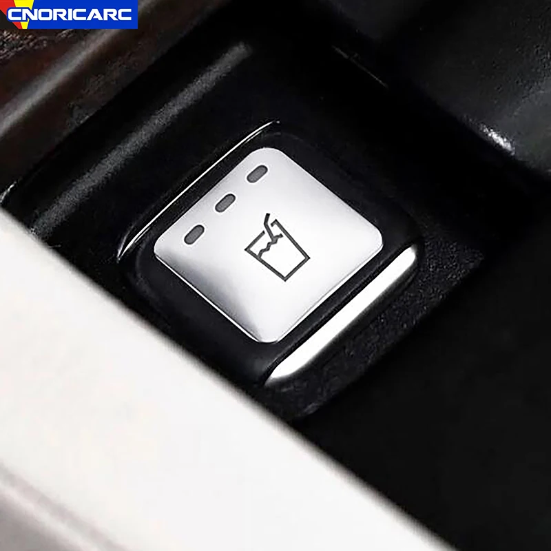 Car Styling Refrigeration And Heating Function Button Sticker Decoration Cover Trim For Mercedes Benz ML GL GLS GLE W166 X166