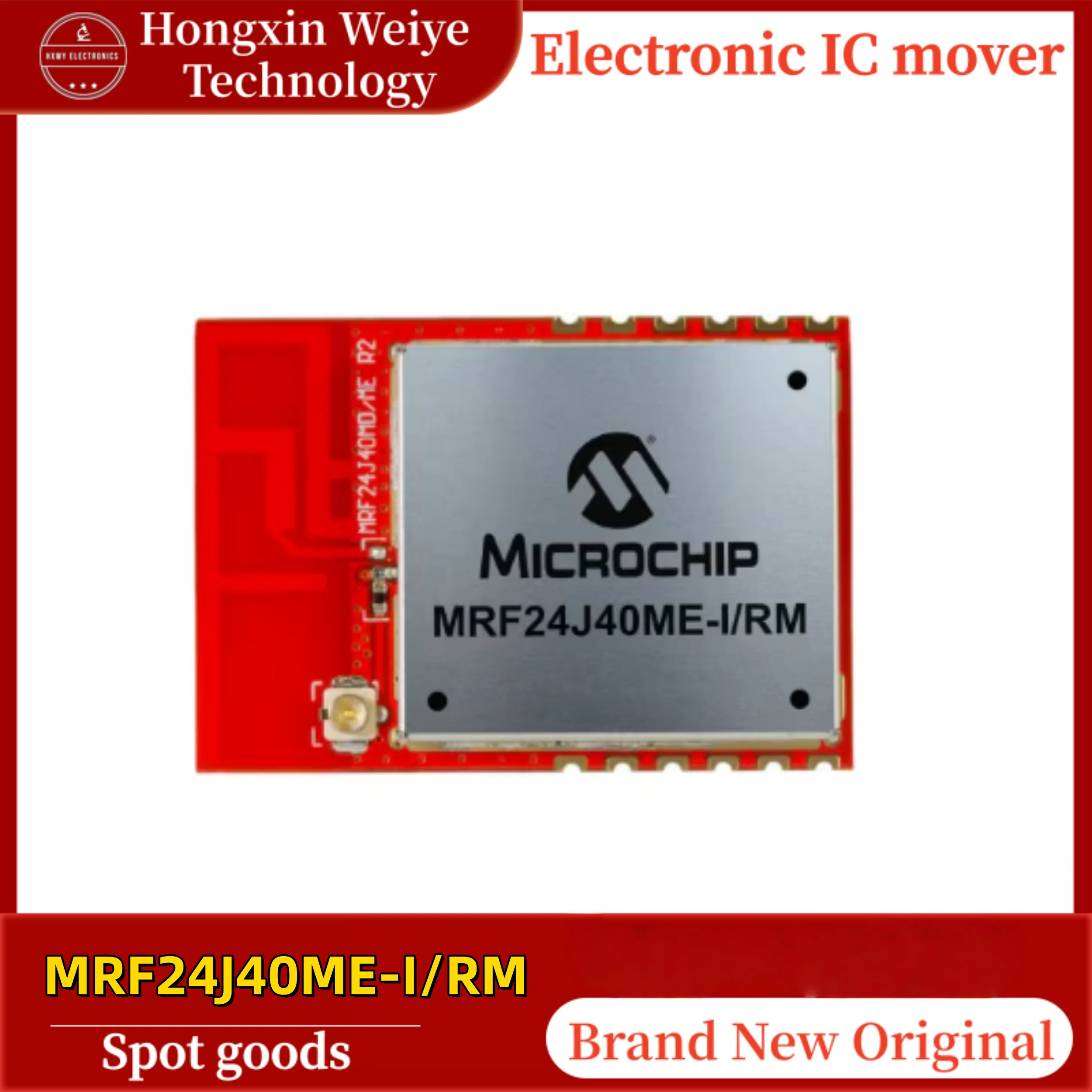 

1/5 PCS MRF24J40ME-I/RM MRF24J40ME SMD-12P 2.4GHz RF Module Brand New In Stock