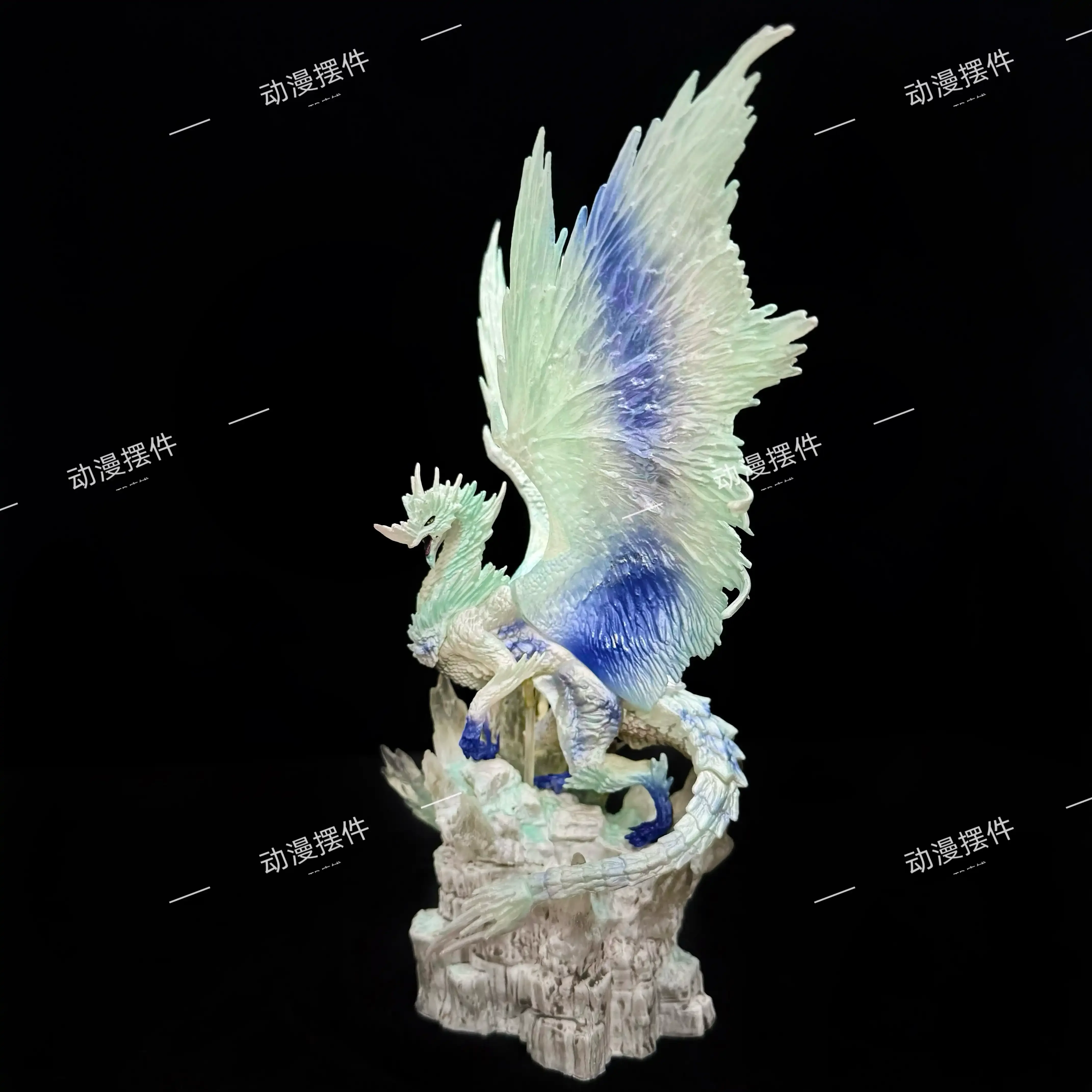 Jeu chaud le chasseur de monstres glacé Velkhana Jin-Ouga Kushala Daora Gore Magala Brachydios Dragon Pvc Statue Figure modèle jouets