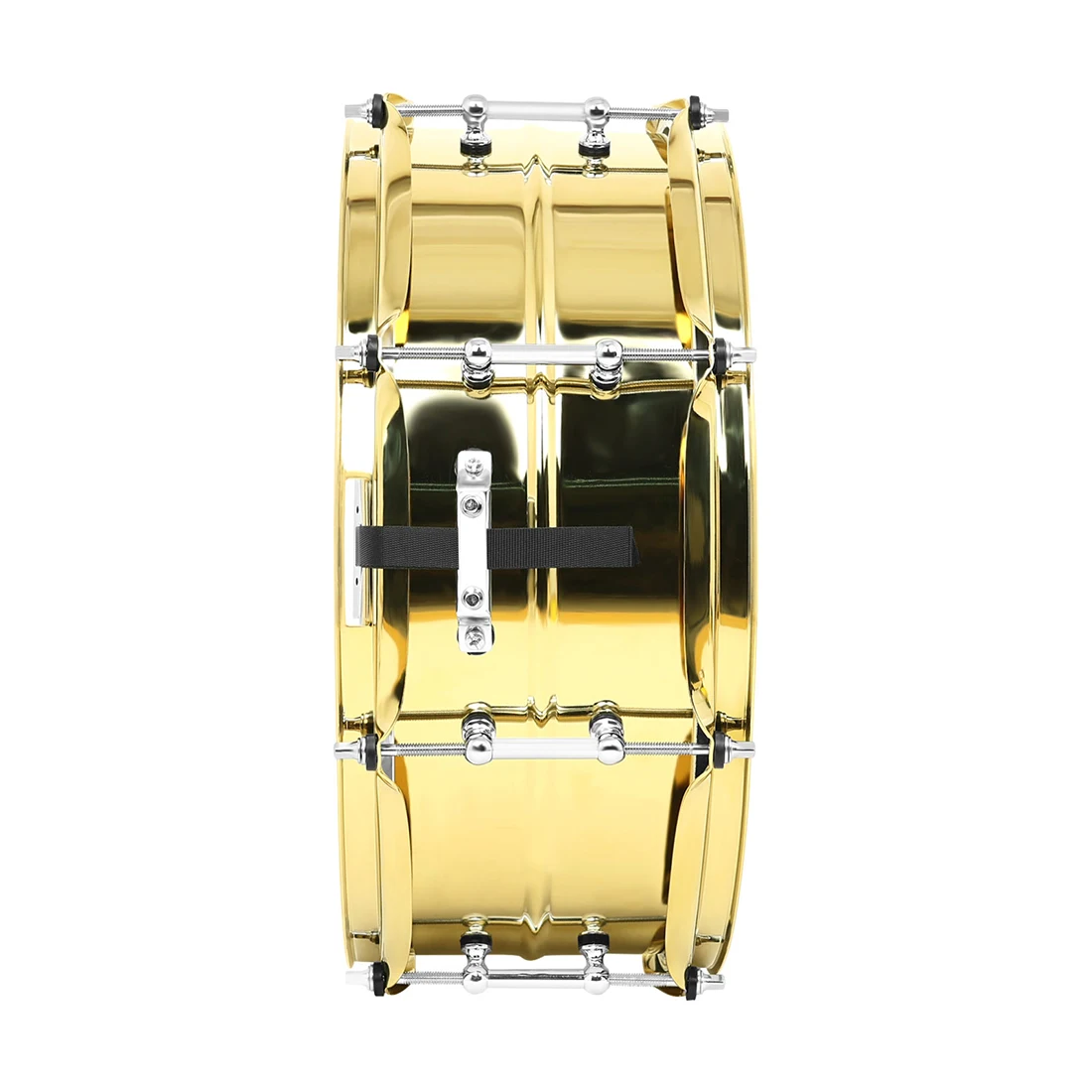 SLADE 14 × 5.5Inch Snare Drum Premium Polyester Film Transparent Drum Skin Snare Drum for Beginner Lover Learning Practice Play