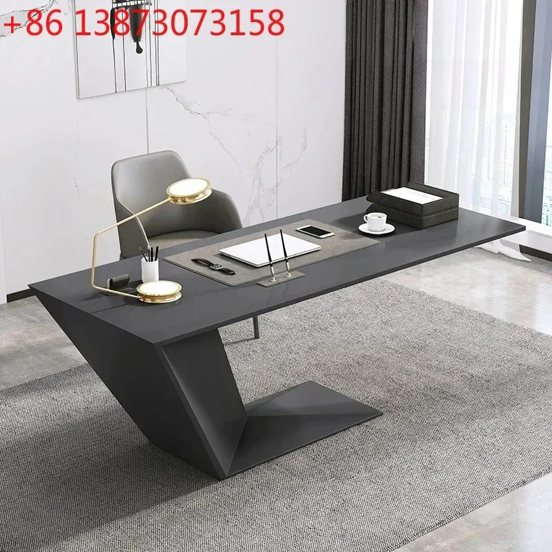 

Офисный стол H C: Компьютерный, в скандинавском стиле, минималистичный, для руководителя, рабочая станция, модная мебель для ресепшн