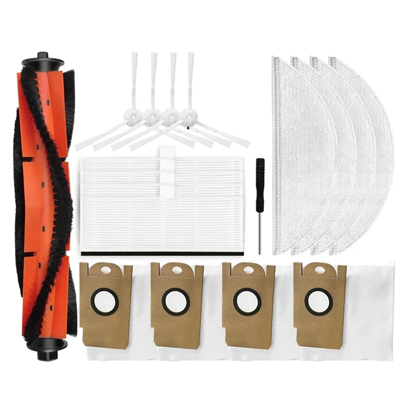 Per Xiaomi Lydsto R1 / R1 Pro ricambio per aspirapolvere Robot ricambio spazzola laterale principale filtro Hepa Mop sacchetto per la polvere di straccio