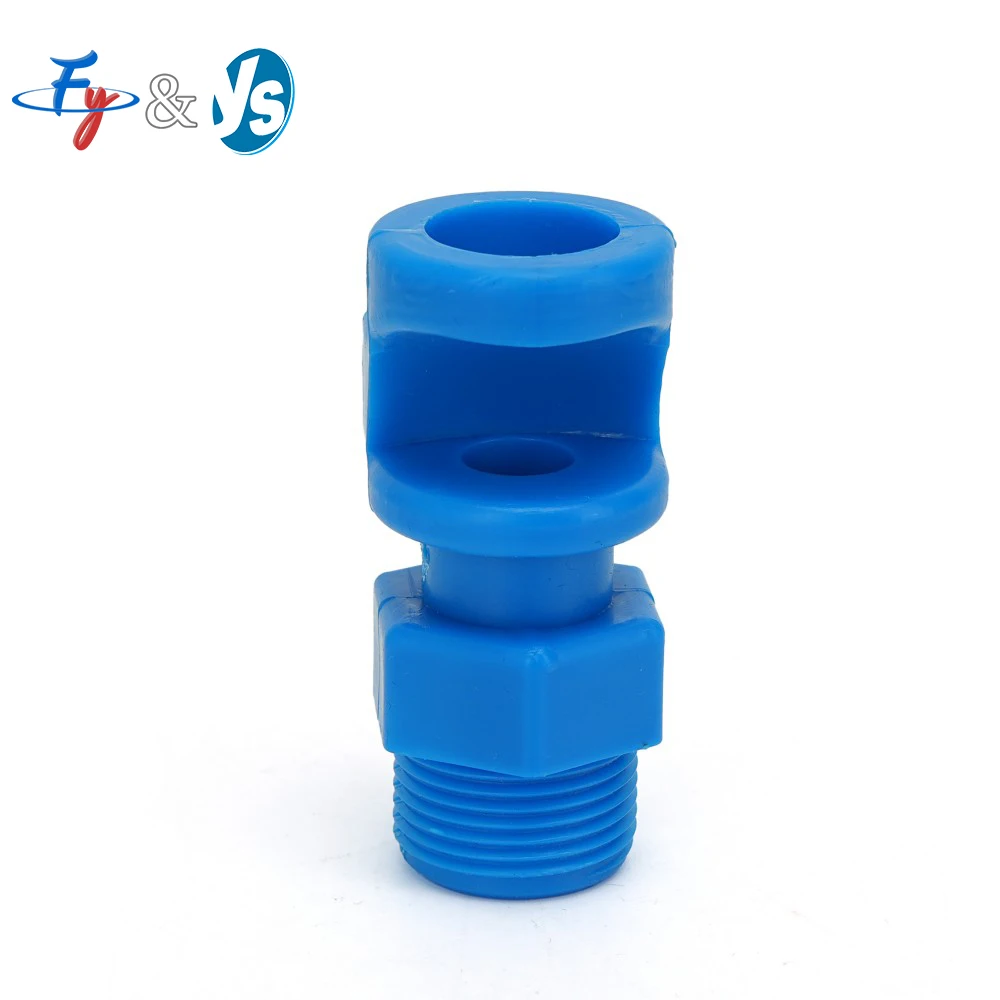 Fire-fighting Water Curtain Nozzle K Series Flood Jet PU PP Wide Angle Flat Fan Spray Nozzle for Metal Cooling Film Washing