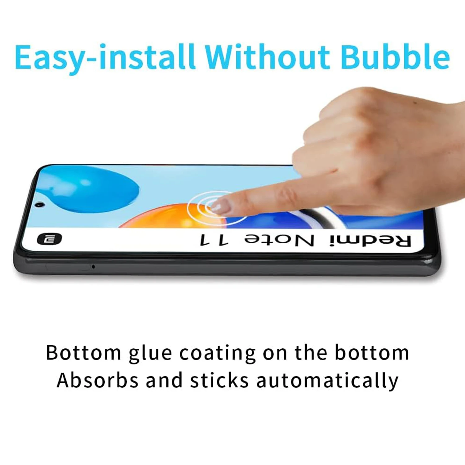 Für Xiaomi Redmi Note 11 / Note 11 4G Displayschutzfolie aus gehärtetem Glas – Detail 4