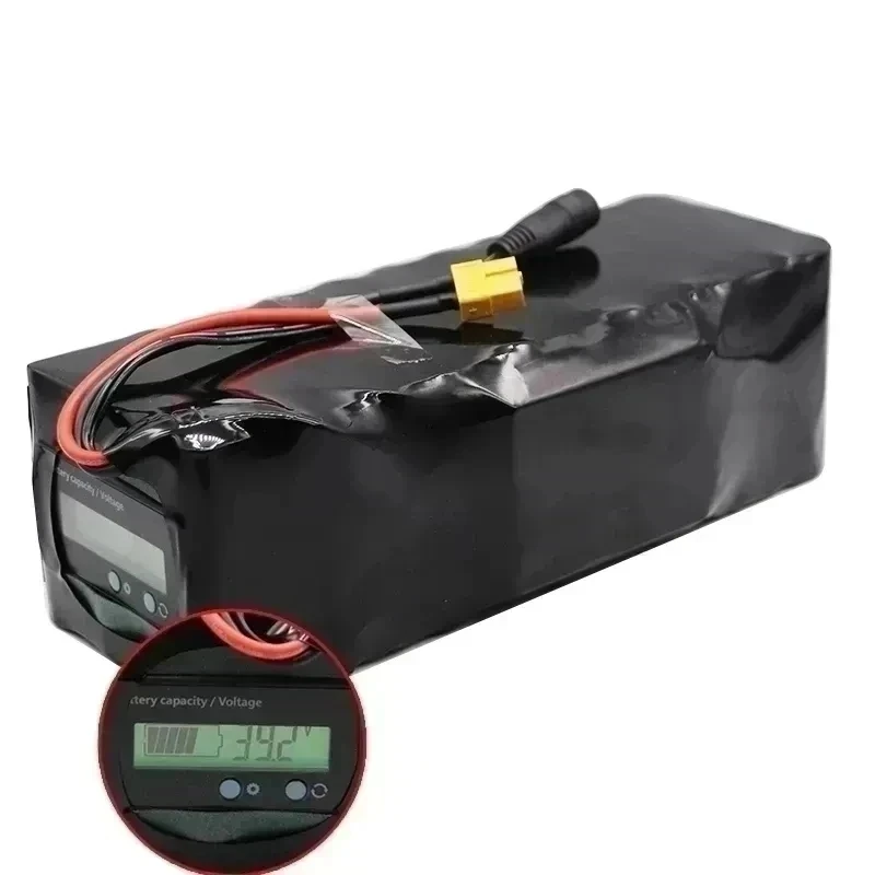 36V 10S4P 60Ah battery pack 500W high power battery 42V 60000mAh Ebike electric bicycle BMS 42v battery with xt60 plug+charger