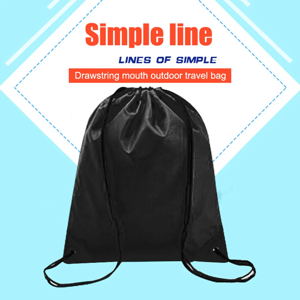 Drawstring Gym Bag Swimming Pool Backpack Multifunction Outdoor Storage Bag Waterproof Lightweight for Men Women