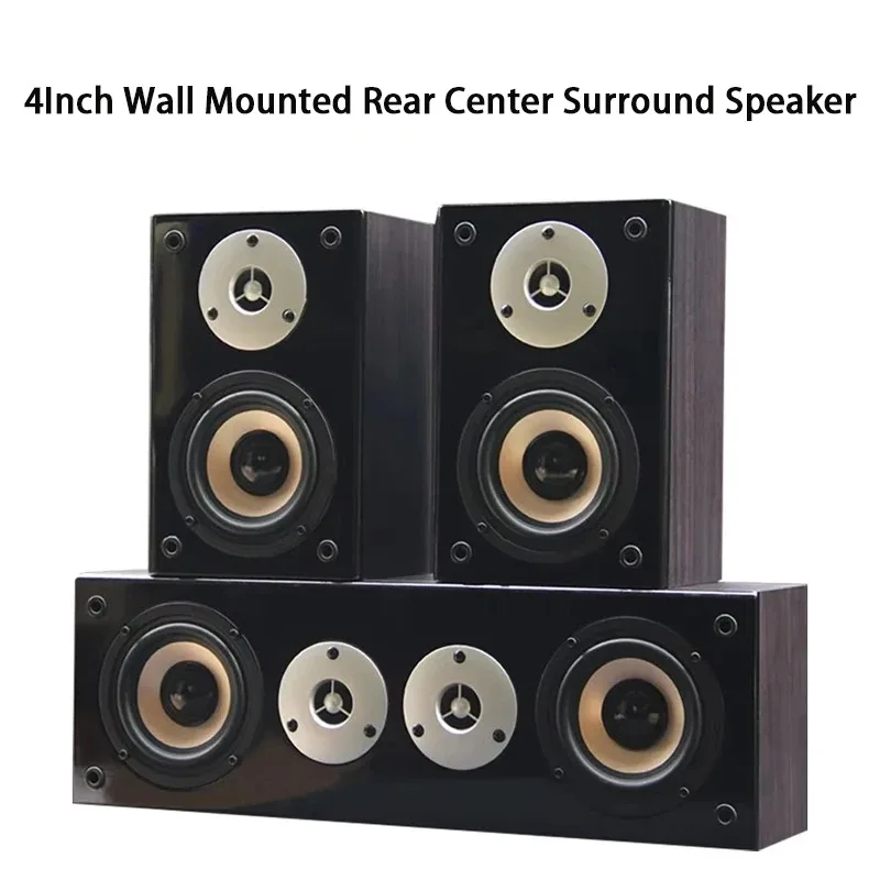4 Inch Passive Speakers 4 8 Ohm Mounted Mid Mounted Surround Speaker Home Theater Combination Audio Loudspeakers Unit