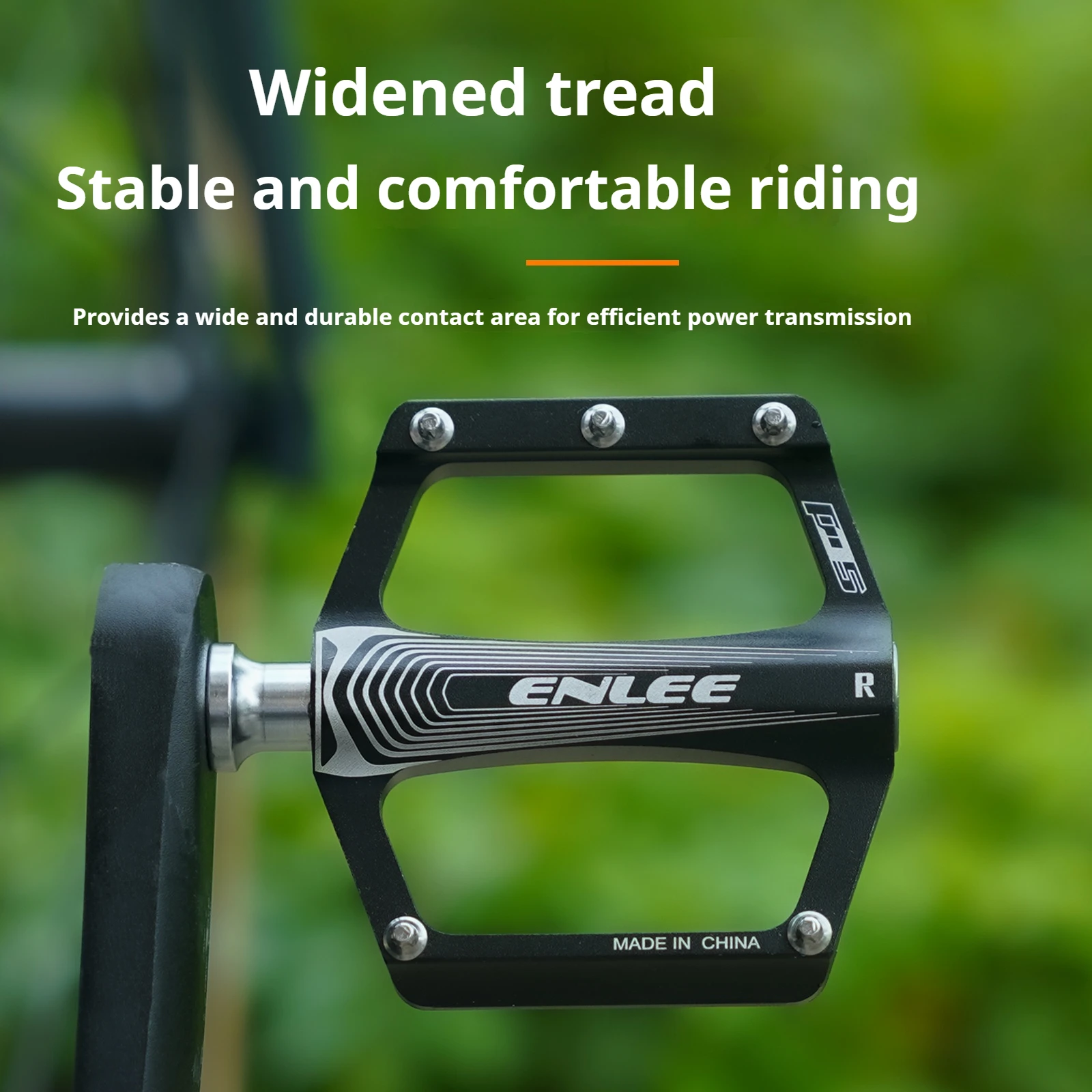 ENLEE Folding Bicycle Pedal Small Wheel Diameter Rivet Modified Mountain Off-Road Pedal Road Bike Pedal Accessories