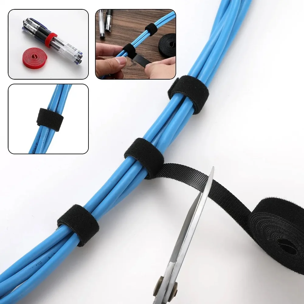 173 PCS Cable Organizer Clips Cord Organizer Tie Office Cable Management Kit Cord For Car Office Home Management