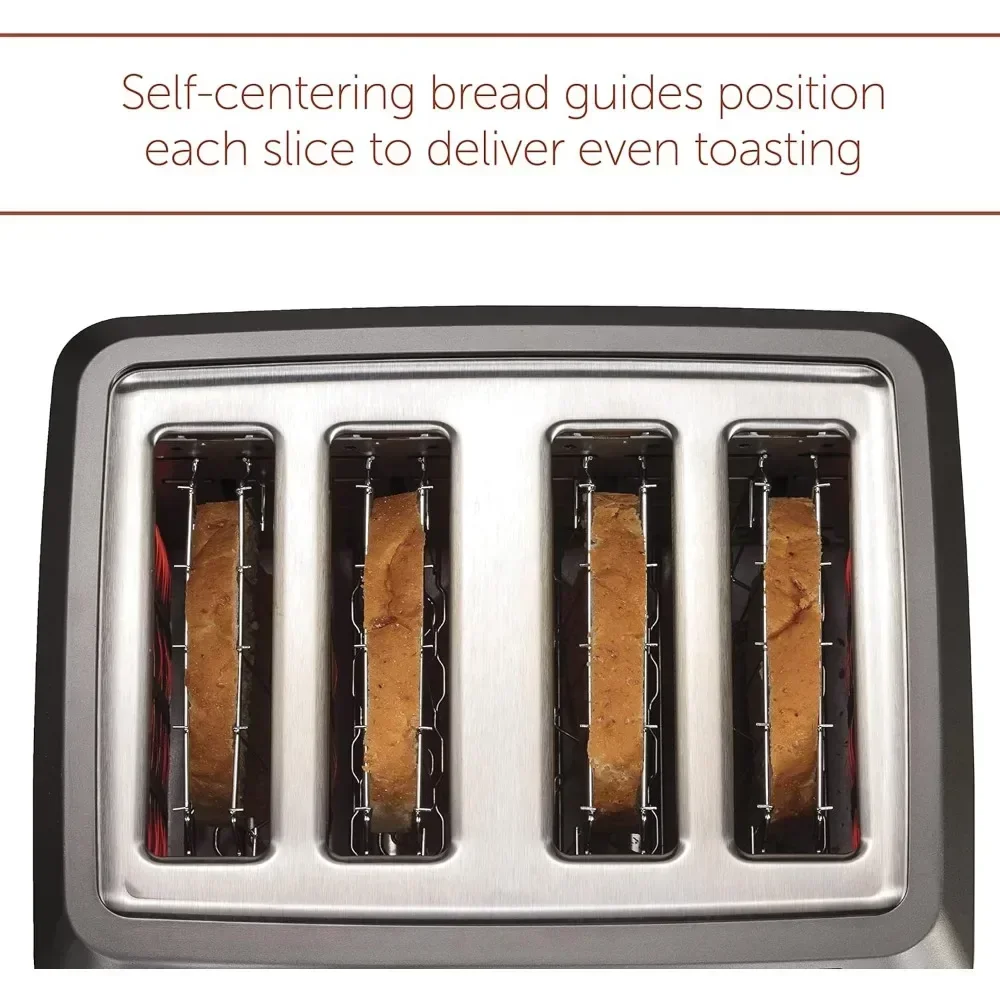 Hot Sales4-Slice Extra-Wide Slot Toaster With Shade Selector, Bagel And Defrost Settings