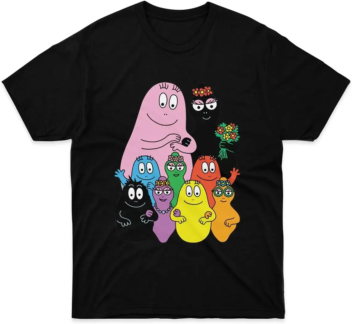 

Футболка barbapпа для мужчин и женщин, рубашка с воротником, разные цвета, подарок на день отца