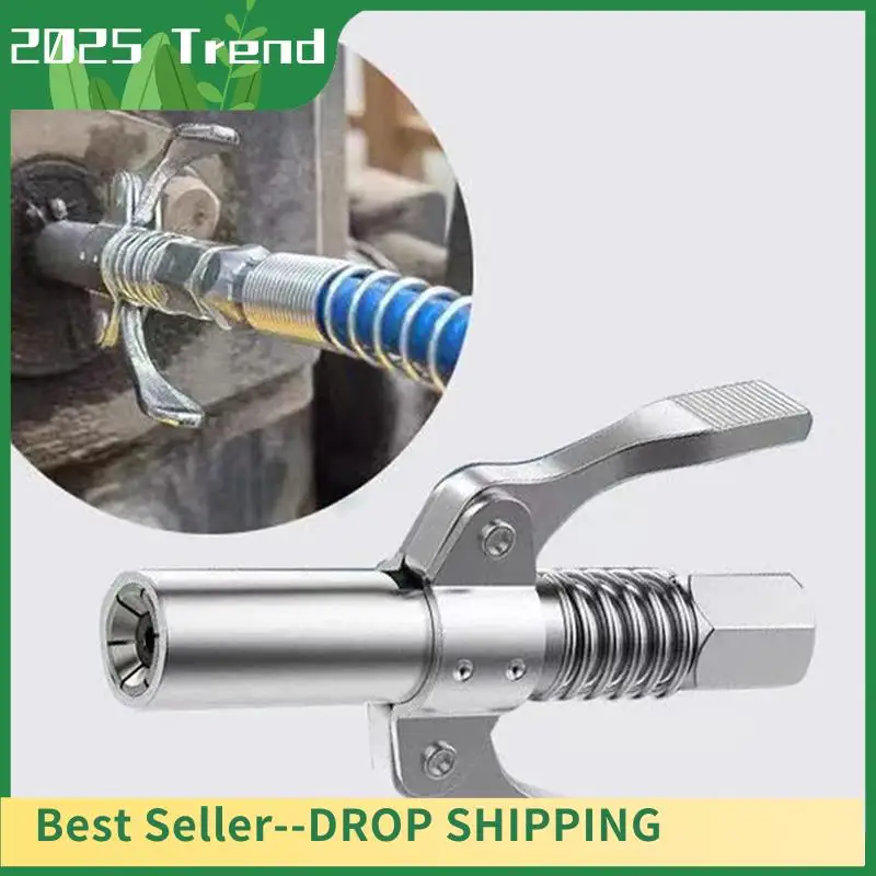 

AD33 HOT 5PCS Grease Coupler 10000PSI Heavy-Duty Quick Release Oil Grease Coupler Oil Pump Two Press Easy Push Grease Durable Ea