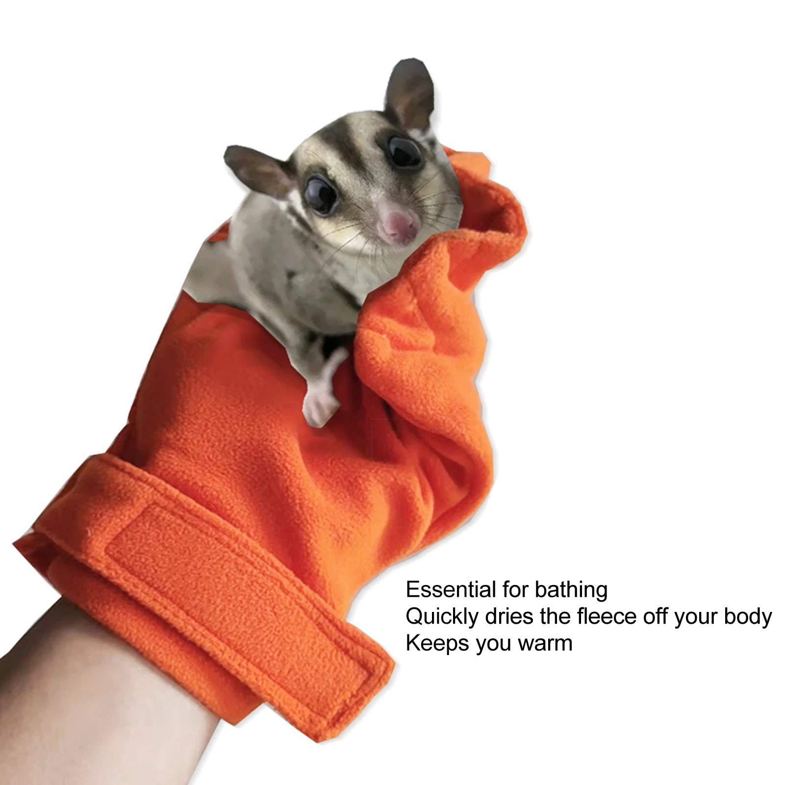 Sugar Glider Bonding Mitt Bite Resistance Small Animals Bonding Calming Glove For Small Animal Sugar Glider Hedgehog