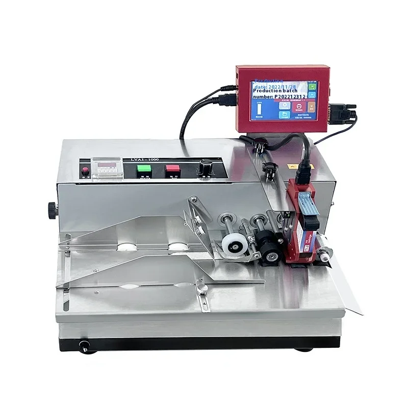 

Mini automatic tea bag inkjet printer Small paging machine Electric coding marking Plastic motor Production date coding