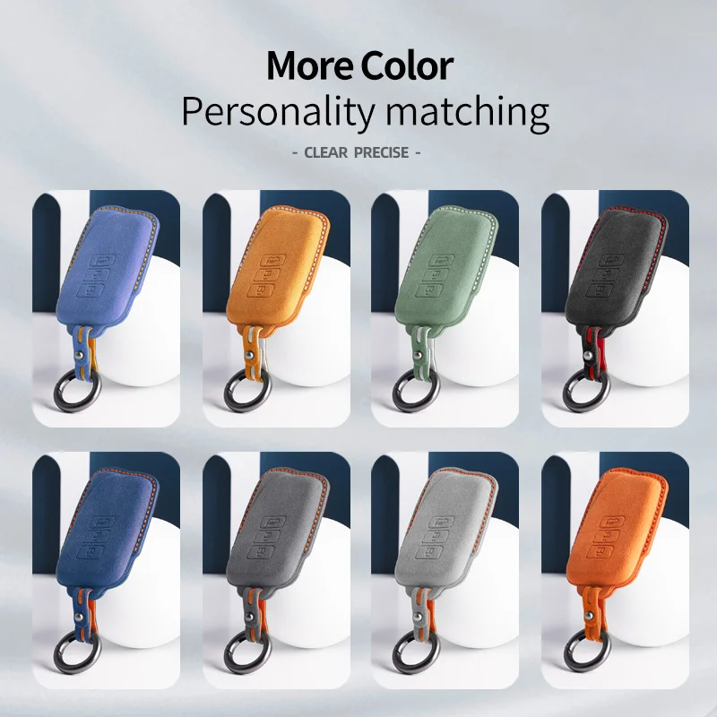 from Italy suede Protector For Lexus NX GS RX IS ES GX LX RC 200 250 350 LS 450H 300H Key Case Cover Fob
