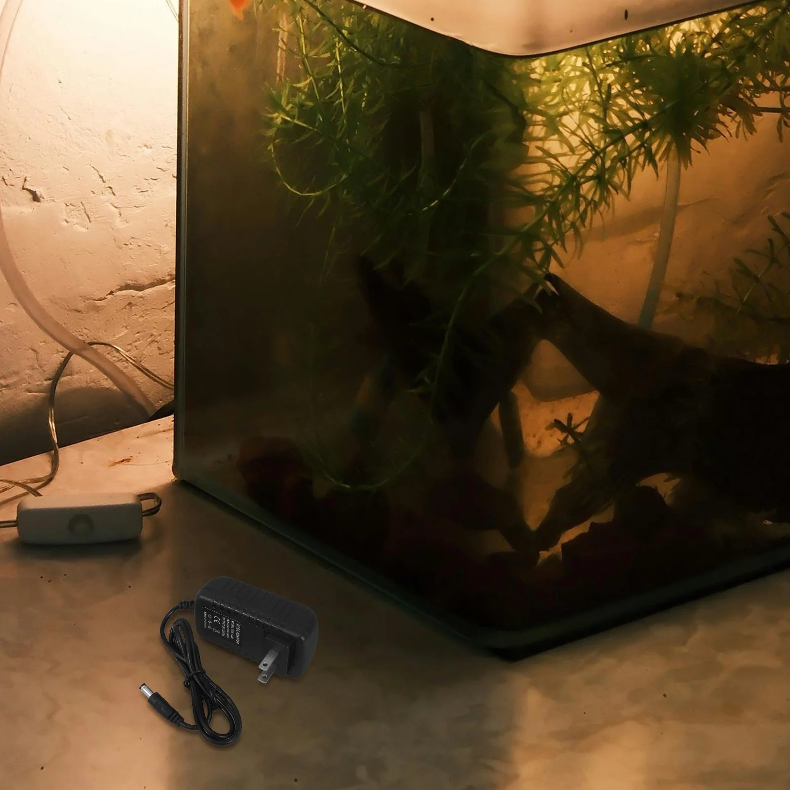 

Small Submersible Pond Pump Adapter Mini Fountain Water Pump Adapter for Fish Tank Outdoor Energy Saving Silent Use