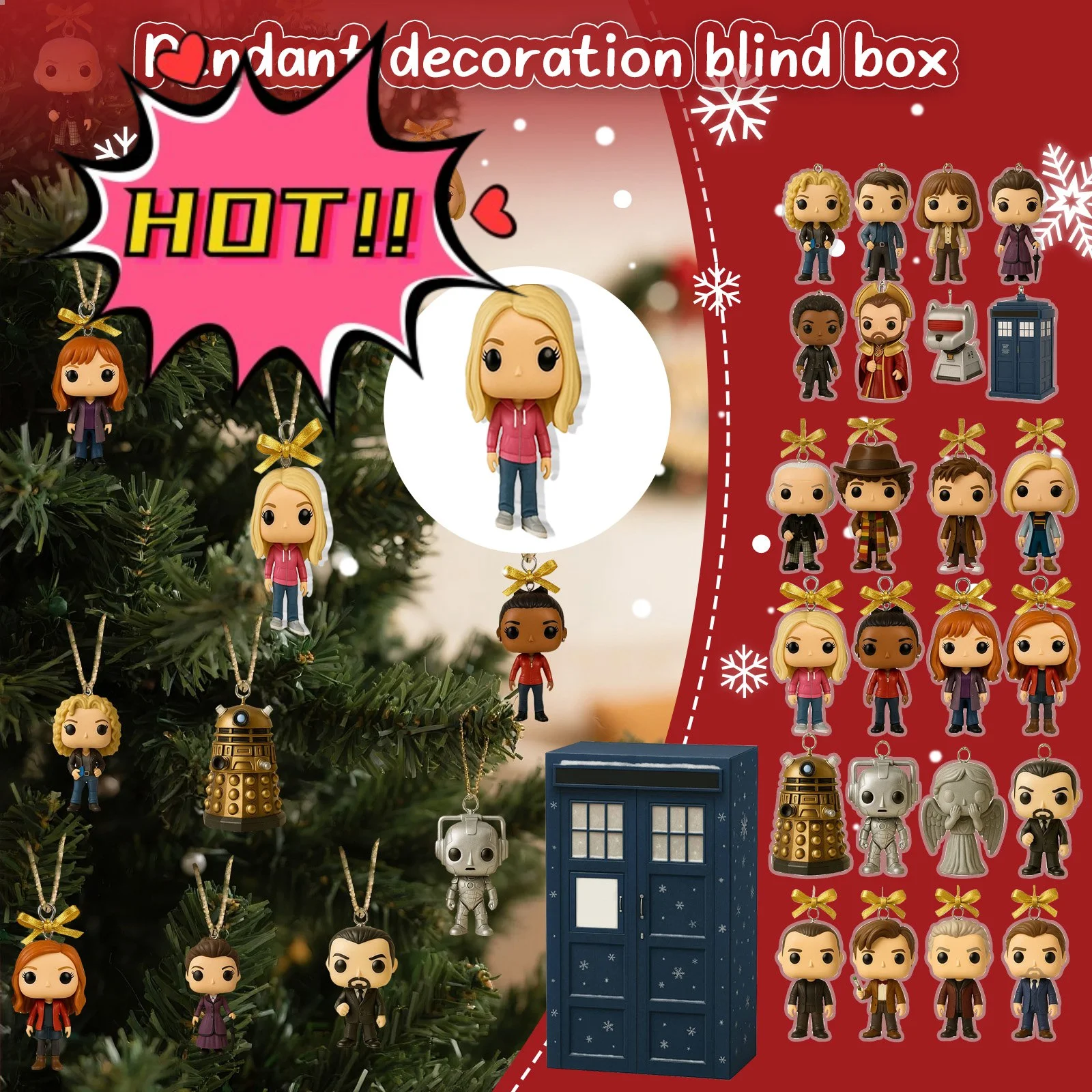 تقويم 2d Doctor Who Advent 2025 - 24 يومًا من الشخصيات القابلة للجمع والعروض الحصرية، العد التنازلي النهائي لمحبي الخيال العلمي