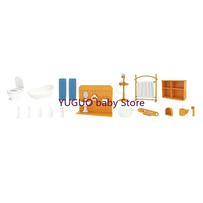 1/12 Scale Dollhouses Scene Displaying Furniture Set and Accessories for Dollhouses Decors Children Pretend Play Game Toy 15UB