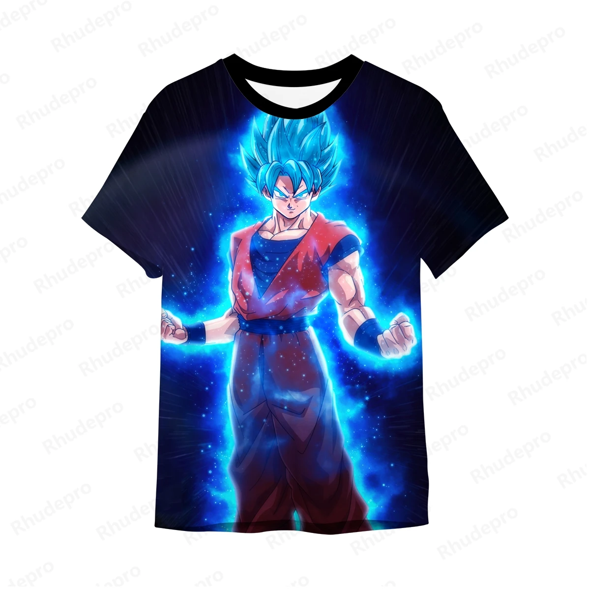 ドラゴンボール サマー メンズ アニメ コスプレ 孫悟空 2025 3Dプリント ロールプレイ レディース＆キッズ ストリート Tシャツ ユニセックス 大きめトップス