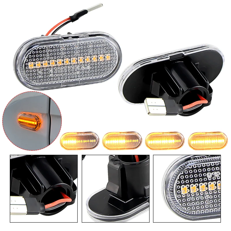 

2PCS LED Dynamic Side Marker Light Turn Signal for Nissan Interstar Bus X70 Kubistar X76 Primastar X83 Cube Evalia Fahrgestell