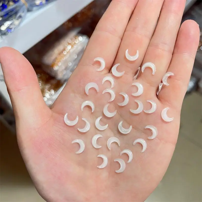 

Fashion Design Plastic/resin Nail Accessories White 10mm Special-shaped Drill Accessories Healthy Materials Nail Drill