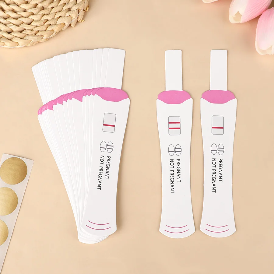 38-teiliges Kreatives Rubbelkarten-Set Schwangerschaftstest mit Enthüllungskarte Babyparty-Gästegeschenk Partyzubehör Spaßiges Verlosungsticket – Detail 7