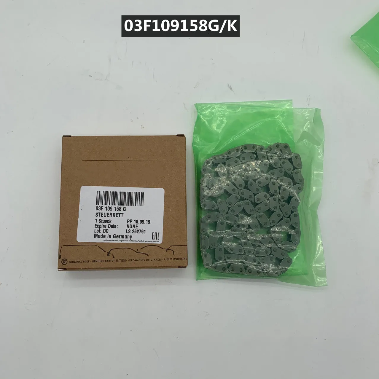 

Новая оригинальная часть OEM-цепь двигателей 03F 109158 К 03Ф 109158 G для Audi A1 A3 1.2 TSI VW Golf Beetle Polo Touran Skoda Seat