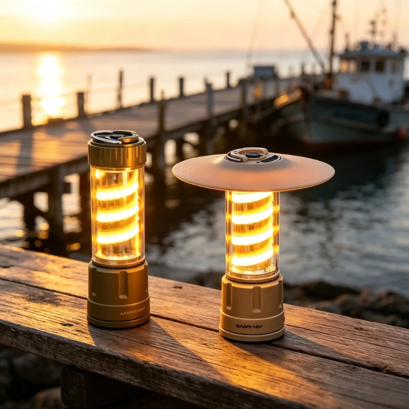Rechargeable Camping Lantern Portable Outdoor Light Long Battery Life Tent Lamp Emergency Lighting for Hiking Travel 캠핑 랜턴