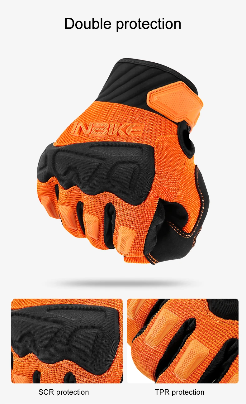 INBIKE Herren Fahrradhandschuhe Touchscreen MTB Radfahren Fahrrad Reithandschuhe für Männer Fahrrad Sport Gloevs Motorrad MTB Zubehör – Detail 5