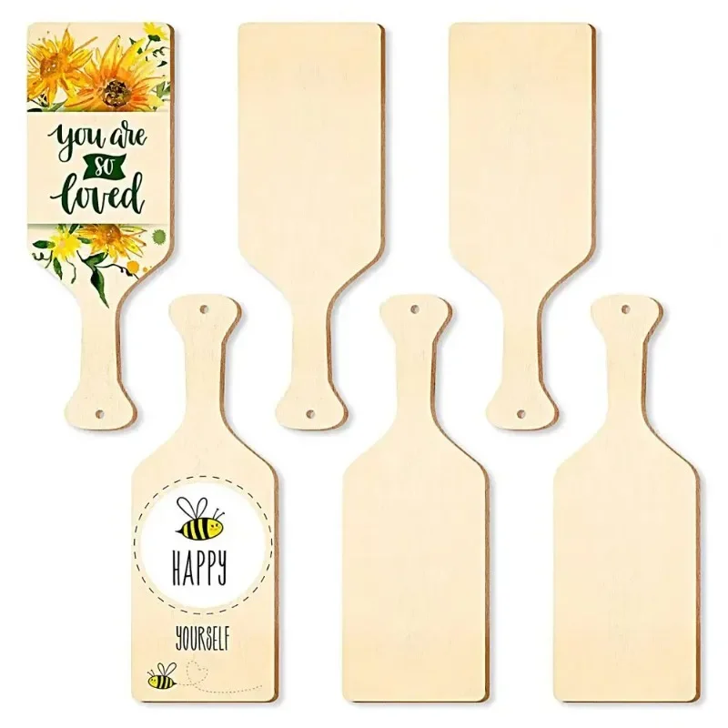 Chopping Board Food Grade High Durability Wood All-Purpose Meat Paddle Shaped DIY Cutting Board Kitchen Tools - Image 2
