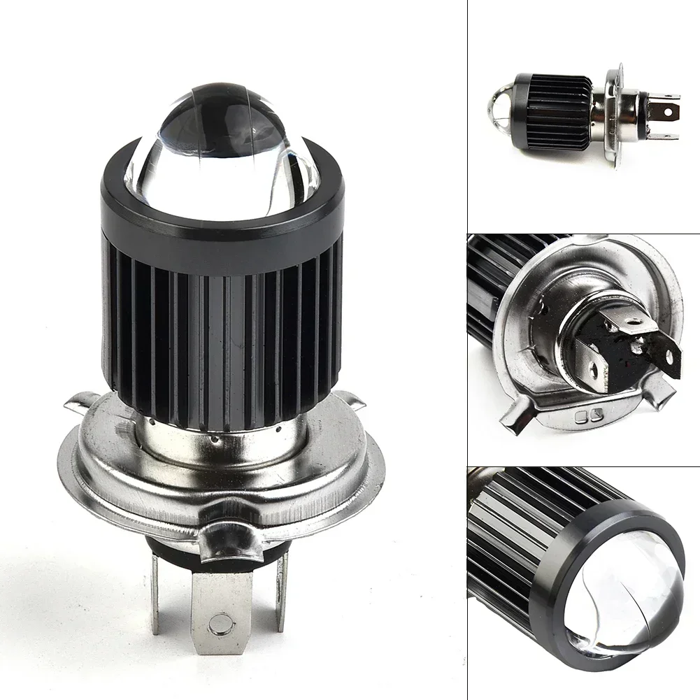 H6 BA20D H4 White 6000K Led Motorcycle Headlights With Lens Dual Color Hi/Lo Beam 12W 9-32V Fog Lights Lighting & Lamp