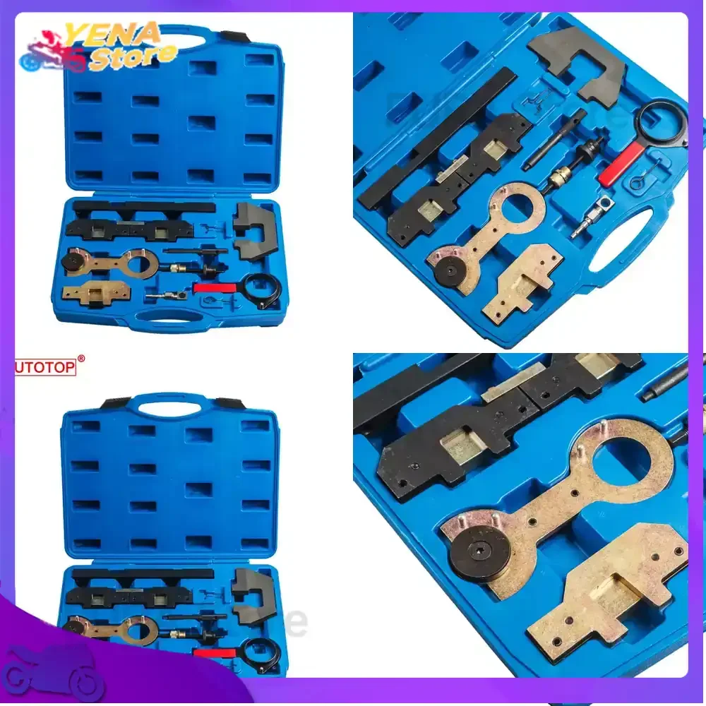 

Набор инструментов для синхронизации распредвалов двигателей BMW M42, M44, M50, M52, M54, M5 для регулировки ГРМ и синхронизации клапанов.