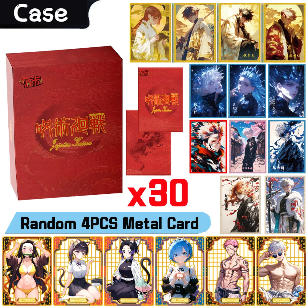 Großhandel Shuoka Jujutsu Kaisen Sammlung Karten Farbe Papier Karte Bord Japanische Anime Booster Box Tcg Karte Spielzeug Hobbys Geschenke