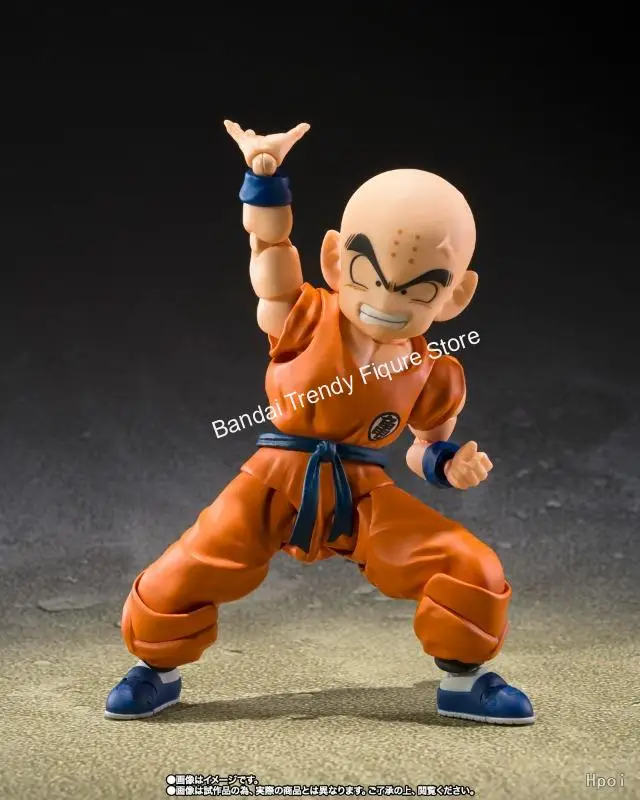 Bandai Shf Dragon Ball Anime Robot Son Goku's Old Friend Kuririn Action Figure Spirits Limited Edition Collection Display Gift view 4