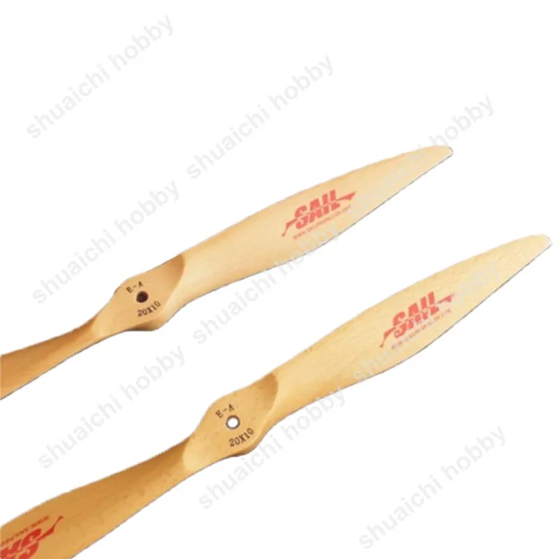 1PCS RC Airplane Electric Beech Wood Propeller 22x10 Inch 2 Blades Positive Paddle Shaft Hole 8mm for Brushless Motor DLE Engine