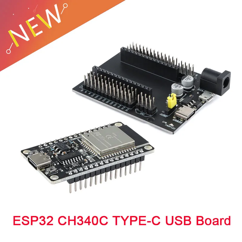 ESP32 Development Board TYPE-C USB CH340C WiFi+Bluetooth Ultra-Low Power Consumption Dual Core ESP32-DevKitC-32 ESP-WROOM