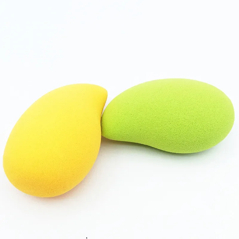 Mango Form Schönheit Make-up Ei Blase Wasser wird größer Nicht-Latex niedlichen Puder quaste q Bombe Schönheit Schwamm Foundation Make-up-Tool