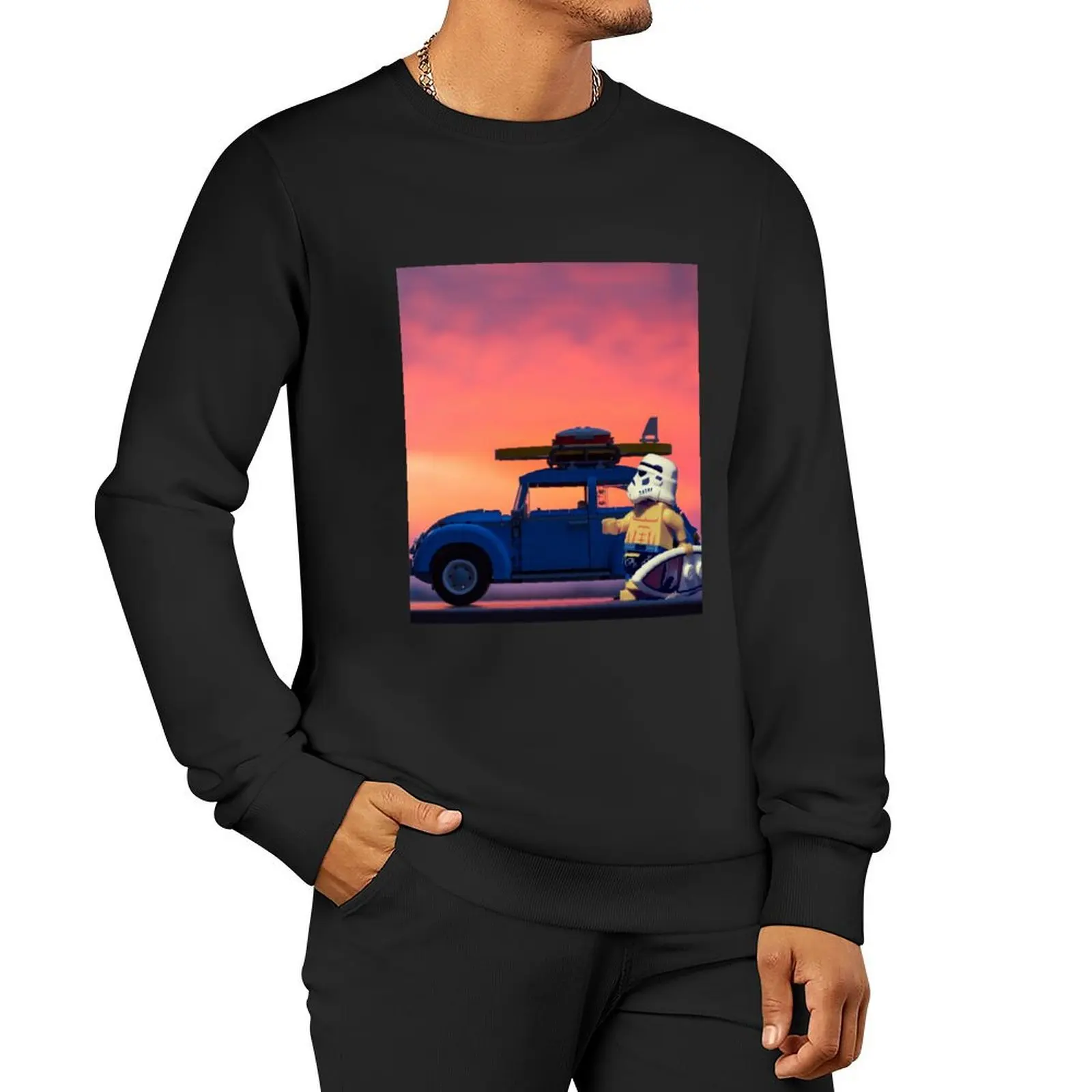 

Summer Sunset Volocho Pullover Hoodie men's sweat-shirt oversize sweatshirt