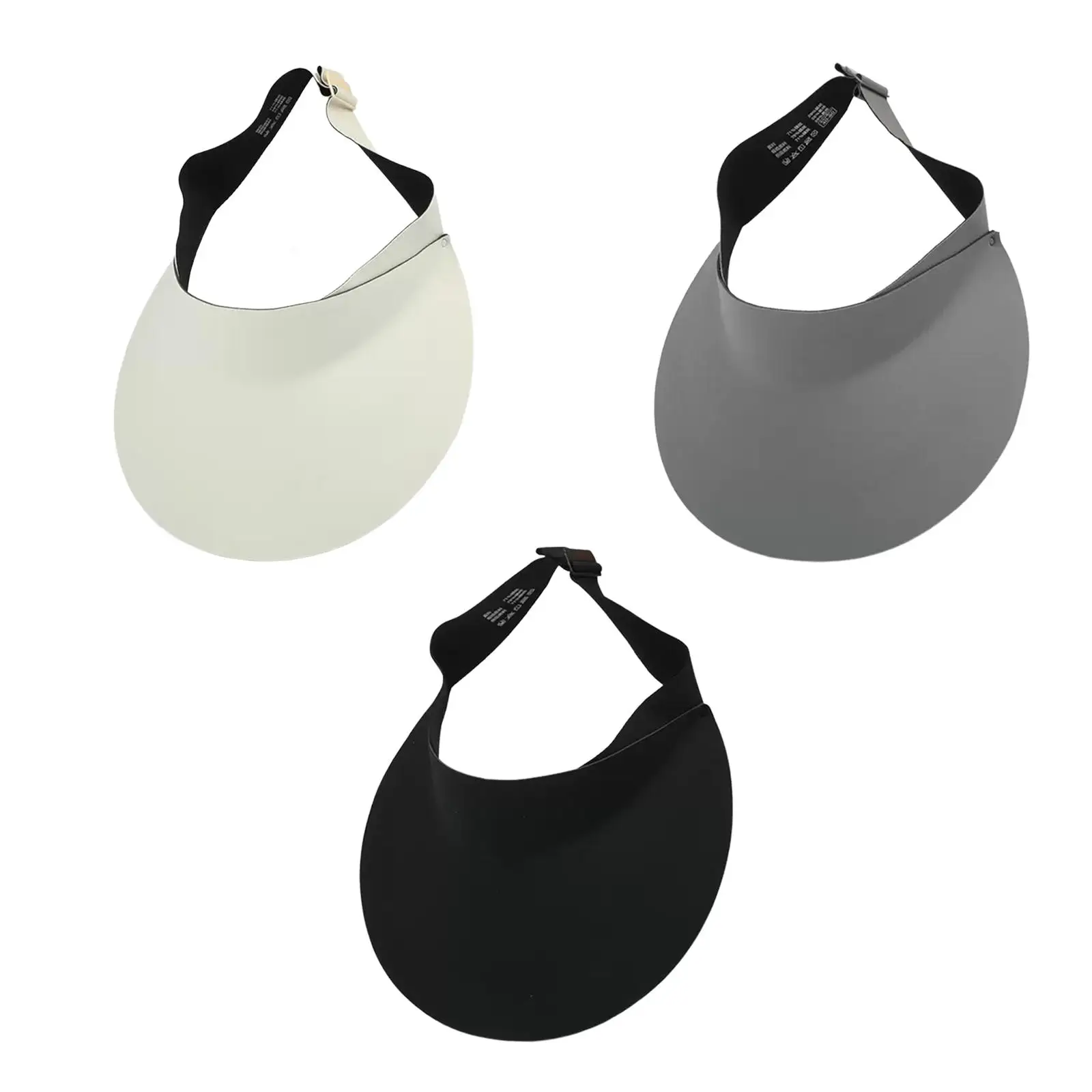 Nylon Sun Visor Hat Women Summer Beach Cap Wide Brim Foldable Lightweight for Daily Casual Travel Camping Fishing Jogging