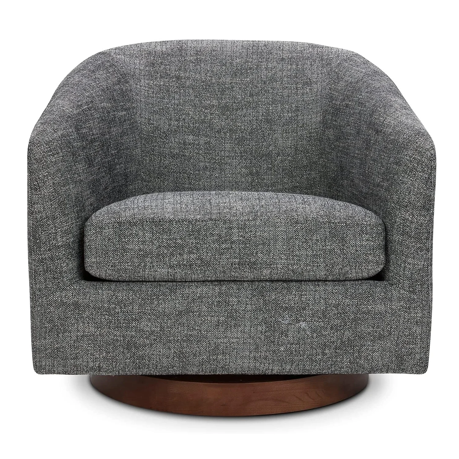Reception bucket chair armchair modern velvet revolving lounge chair wooden base